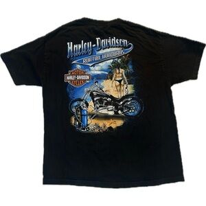 m’s vintage harley davidson tee